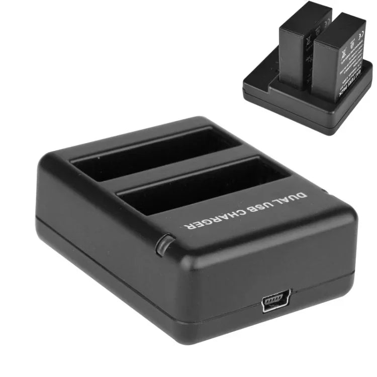 شاحن سفر USB لبطاريتين لكاميرا GoPro HERO4 (AHDBT-401)، لكاميرا GoPro HERO4