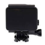 حافظة واقية مقاومة للماء باللون الأسود مع حزام تثبيت أساسي لكاميرات GoPro HERO4 /3+، عمق مقاومة الماء: 10 أمتار، مقاومة للماء حتى 10 أمتار
