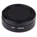 فلتر عدسة UV بحجم 37 مم مع غطاء لكاميرات Xiaomi Xiaoyi 4K+ / 4K، Xiaoyi Lite، كاميرا Xiaoyi الرياضية، فلتر UV بحجم 37 مم