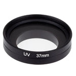فلتر عدسة UV بحجم 37 مم مع غطاء لكاميرات Xiaomi Xiaoyi 4K+ / 4K، Xiaoyi Lite، كاميرا Xiaoyi الرياضية، فلتر UV بحجم 37 مم