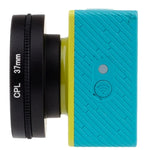 فلتر عدسة مستقطب دائري CPL مقاس 37 مم مع غطاء لكاميرات Xiaomi Xiaoyi 4K+ / 4K، Xiaoyi Lite، Xiaoyi Sport، فلتر CPL مقاس 37 مم