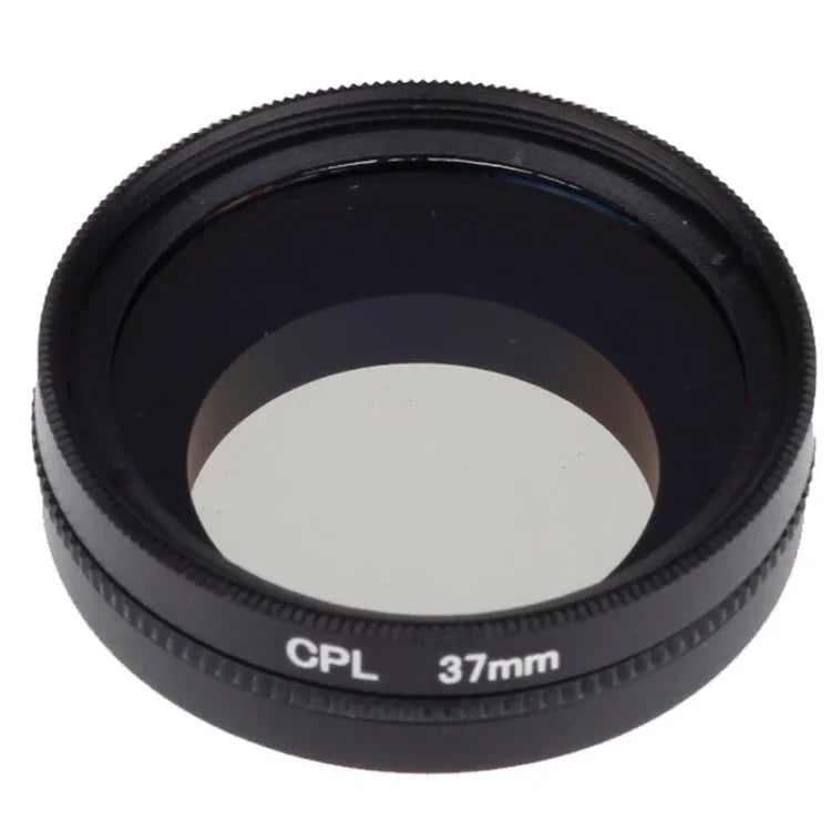 فلتر عدسة مستقطب دائري CPL مقاس 37 مم مع غطاء لكاميرات Xiaomi Xiaoyi 4K+ / 4K، Xiaoyi Lite، Xiaoyi Sport، فلتر CPL مقاس 37 مم