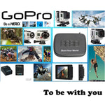 حافظة سفر محمولة مقاومة للصدمات والماء لإكسسوارات كاميرات GoPro وInsta360 وDJI وغيرها، الحجم: 22 سم × 16 سم × 7 سم