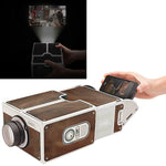 جهاز عرض هاتف ذكي من الورق المقوى / جهاز عرض هاتف محمول DIY سينما محمولة، S-DMP-0016Z، S-DMP-0016