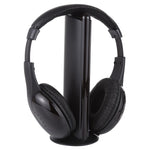 MH2001 سماعة رأس لاسلكية Hi-Fi 5 في 1 مستقبل + مرسل