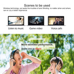 MH2001 سماعة رأس لاسلكية Hi-Fi 5 في 1 مستقبل + مرسل