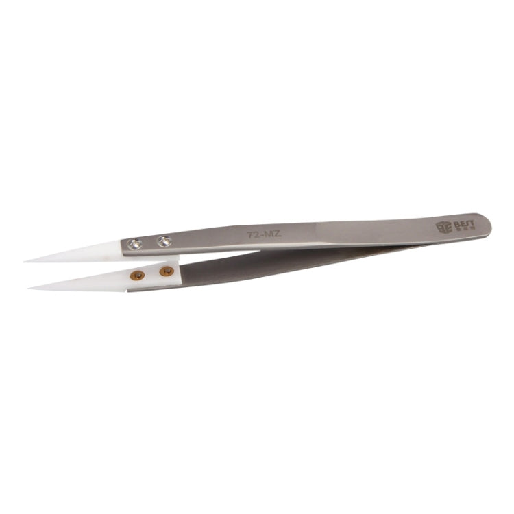 أفضل ملقط BST-72-MZ 302 من الفولاذ المقاوم للصدأ بمقاومة عالية للحرارة مع رأس سيراميكي، BST-72-MZ
