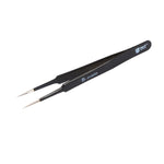 أفضل ملقط BST-204ESD 202 من الفولاذ المقاوم للصدأ برأس مضاد للكهرباء الساكنة، BST-204ESD