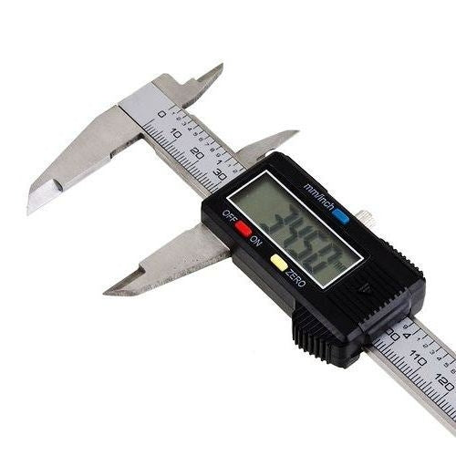 مقياس فيرنييه رقمي بشاشة LCD/ميكرومتر، نطاق القياس: 150 مم (6 إنش)، مقياس فيرنييه 150 مم