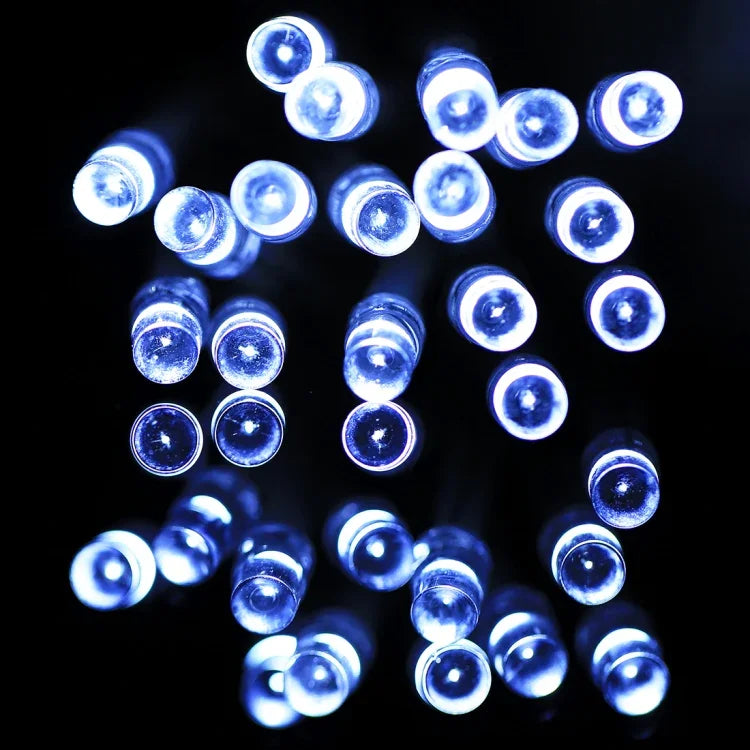 لحفلة عيد الميلاد، 20 LED وميض بوضعين، يعمل بالبطارية، 2 متر ضوء أبيض دافئ، 2 متر ضوء أبيض