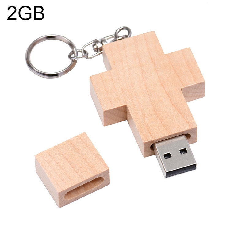 قرص فلاش USB على شكل خشب متقاطع 8GB، 2GB، 4GB، 8GB
