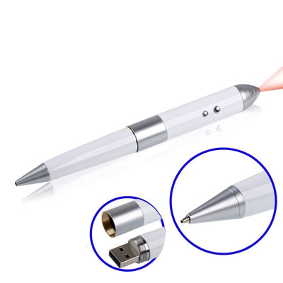 قرص فلاش USB 2.0 على شكل قلم ليزر 3 في 1، بسعات 2 جيجابايت، 4 جيجابايت، 8 جيجابايت