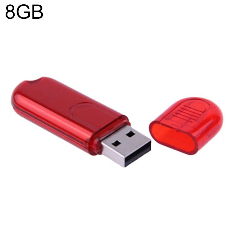 قرص فلاش USB بسعة 8 جيجابايت (أحمر)