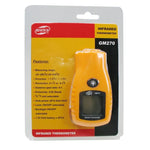 مقياس حرارة صغير رقمي بالأشعة تحت الحمراء BENETECH، نطاق درجة الحرارة: -32 إلى 280 درجة (GM270)، GM270