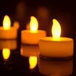 15 قطعة شموع كهربائية LED بدون لهب، شموع كهربائية