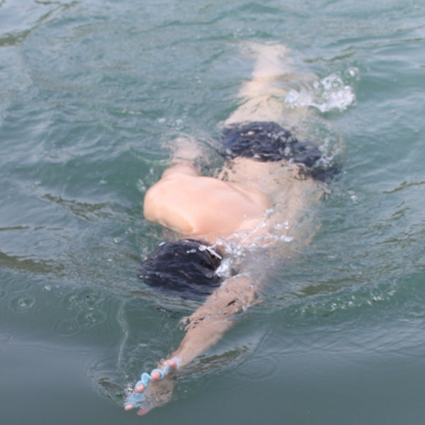 Silicone Swimming Web Fins Hand Flippers Training Gloves, M, Size: M Magenta, Size: M Blue