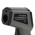 مقياس حرارة رقمي بالأشعة تحت الحمراء بشاشة LCD طراز DT-8500، نطاق درجة الحرارة: -50 إلى 500 درجة مئوية، DT-8500