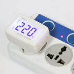 DM55-1 LCD AC Digital Voltage Meter Voltmeter, Measure Range: 110V-300V, EU Plug