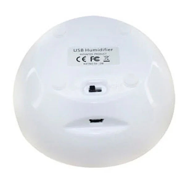 مرطب هواء USB مع مؤشر أحمر صغير ومفتاح تنظيم كمية البخار (أبيض + أخضر)، مرطب هواء USB