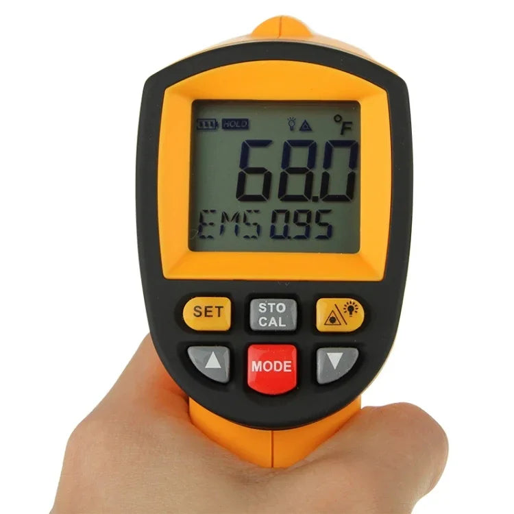 مسدس حرارة رقمي USB بشاشة عرض BENETECH GM1651، مقياس حرارة بالأشعة تحت الحمراء محمول باليد، نطاق القياس: -30 إلى 1650 درجة مئوية، GM1651