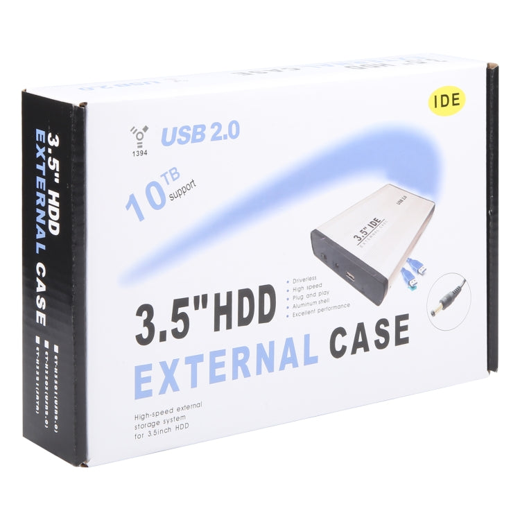 علبة خارجية لمحرك أقراص HDD بحجم 3.5 بوصة، تدعم IDE، قابس أوروبي، IDE (قابس أوروبي)، IDE (قابس بريطاني)