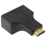 موسع كابل شبكة HDMI بطول 30 متر إلى منفذي RJ45 عبر كابل Cat 5e/6 لدعم 3D HDTV، RJ45 مزدوج أسود
