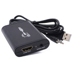 محول USB 2.0 إلى HDMI فيديو عالي الدقة لتلفاز HDTV، يدعم Full HD 1080P، USB 2.0
