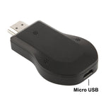 جهاز استقبال عرض M2 أندرويد 1080P Ezcast HDMI / HDMI AirPlay DLNA WIFI للأجهزة بنظام أندرويد / iOS / MAC OS / ويندوز، يدعم المشاركة عبر الإنترنت إلى التلفاز عبر WiFi
