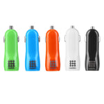 HAWEEL High Quality 2.1A + 1A Dual USB Ports Car Charger, HK Black, US  Black, US White, UK White, UK Black, White, Black