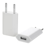 محول شاحن USB 5V / 1A (بقابس الولايات المتحدة) لأجهزة iPhone وGalaxy وHuawei وXiaomi وLG وHTC وغيرها من الهواتف الذكية والأجهزة القابلة لإعادة الشحن، قابس المملكة المتحدة، قابس الاتحاد الأوروبي