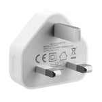 محول شاحن USB 5V / 1A (بقابس الولايات المتحدة) لأجهزة iPhone وGalaxy وHuawei وXiaomi وLG وHTC وغيرها من الهواتف الذكية والأجهزة القابلة لإعادة الشحن، قابس المملكة المتحدة، قابس الاتحاد الأوروبي