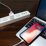 محول شاحن USB عالي الجودة 5V / 1A بقابس مأخذ التيار الأمريكي لأجهزة iPhone وGalaxy وHuawei وXiaomi وLG وHTC وغيرها من الهواتف الذكية والأجهزة القابلة لإعادة الشحن