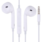 سماعات أذن سلكية EarPods مع تحكم سلكي وميكروفون، أبيض، ذهبي وردي، أحمر، أزرق، أسود، أخضر، برتقالي، أرجواني