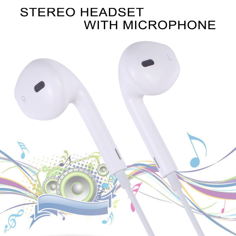 سماعات أذن سلكية EarPods مع تحكم سلكي وميكروفون، أبيض، ذهبي وردي، أحمر، أزرق، أسود، أخضر، برتقالي، أرجواني