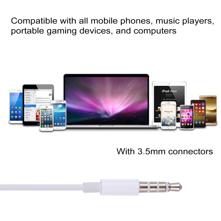 سماعات أذن سلكية EarPods مع تحكم سلكي وميكروفون، أبيض، ذهبي وردي، أحمر، أزرق، أسود، أخضر، برتقالي، أرجواني