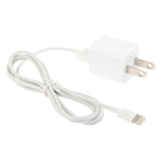 محول شاحن سفر 2 في 1 بقابس الولايات المتحدة 5V 1A مع كابل 8 دبابيس بطول 1 متر لجهاز iPhone