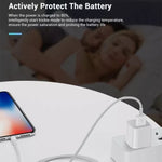 محول شاحن سفر 2 في 1 بقابس الولايات المتحدة 5V 1A مع كابل 8 دبابيس بطول 1 متر لجهاز iPhone