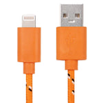 كابل شحن ونقل بيانات USB بنمط شبكة نايلون بطول 3 أمتار لأجهزة iPhone و iPad