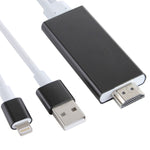 كابل محول 8 بن إلى HDMI HDTV مع كابل شاحن USB