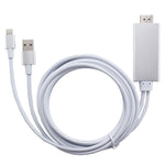 كابل محول 8 بن إلى HDMI HDTV مع كابل شاحن USB