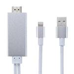 كابل محول 8 بن إلى HDMI HDTV مع كابل شاحن USB