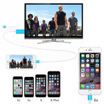 كابل محول 8 بن إلى HDMI HDTV مع كابل شاحن USB