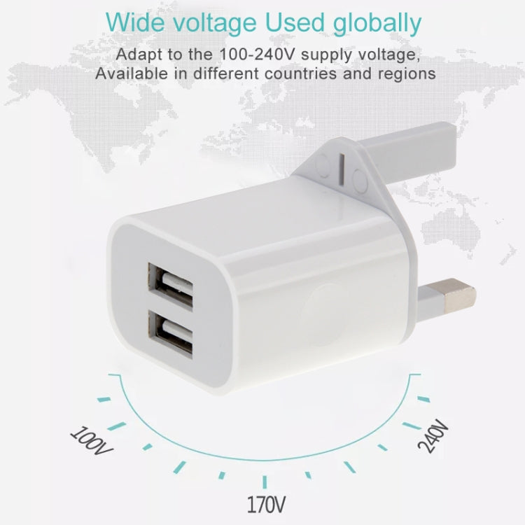 محول شاحن USB بمنفذين 5V 2A