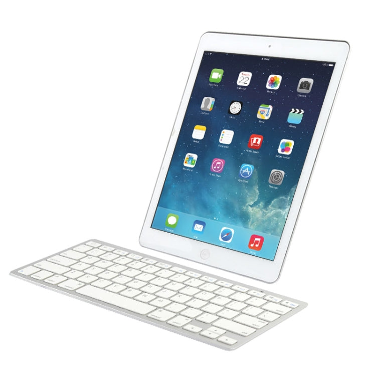 لوحة مفاتيح ABS فائقة النحافة بتقنية Bluetooth 3.0 لجهاز iPad Air 2 / iPAD Air / iPad 6 / iPad 5 / iPad mini 1 / 2 / 3 / iPad الجديد (iPad 3) / iPad، iPhone 4 و 4S / 3G، Sony PS3، الهواتف الذكية BK3001