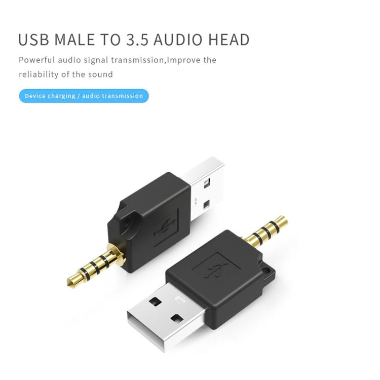 محول شحن وموصل بيانات USB لجهاز iPod shuffle الجيل الثالث / الثاني، الطول: 4.6 سم