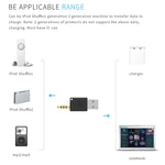 محول شحن وموصل بيانات USB لجهاز iPod shuffle الجيل الثالث / الثاني، الطول: 4.6 سم