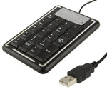 لوحة مفاتيح رقمية غير متزامنة للكمبيوتر المحمول USB مع 19 مفتاحًا، 19 مفتاحًا