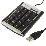لوحة مفاتيح متعددة الوظائف غير متزامنة للكمبيوتر المحمول USB مع 19 مفتاحًا، لوحة مفاتيح متعددة الوظائف