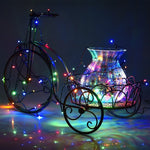 ضوء RGB مكون من 100 LED مع وحدة تحكم، تأثير وميض / تلاشي / مطاردة، أبيض دافئ قابس الاتحاد الأوروبي، ضوء أبيض قابس الاتحاد الأوروبي، ضوء ملون 220 فولت قابس الاتحاد الأوروبي