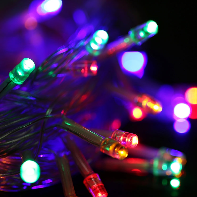 ضوء RGB مكون من 100 LED مع وحدة تحكم، تأثير وميض / تلاشي / مطاردة، تيار متردد 220 فولت، قابس الاتحاد الأوروبي، ضوء RGB